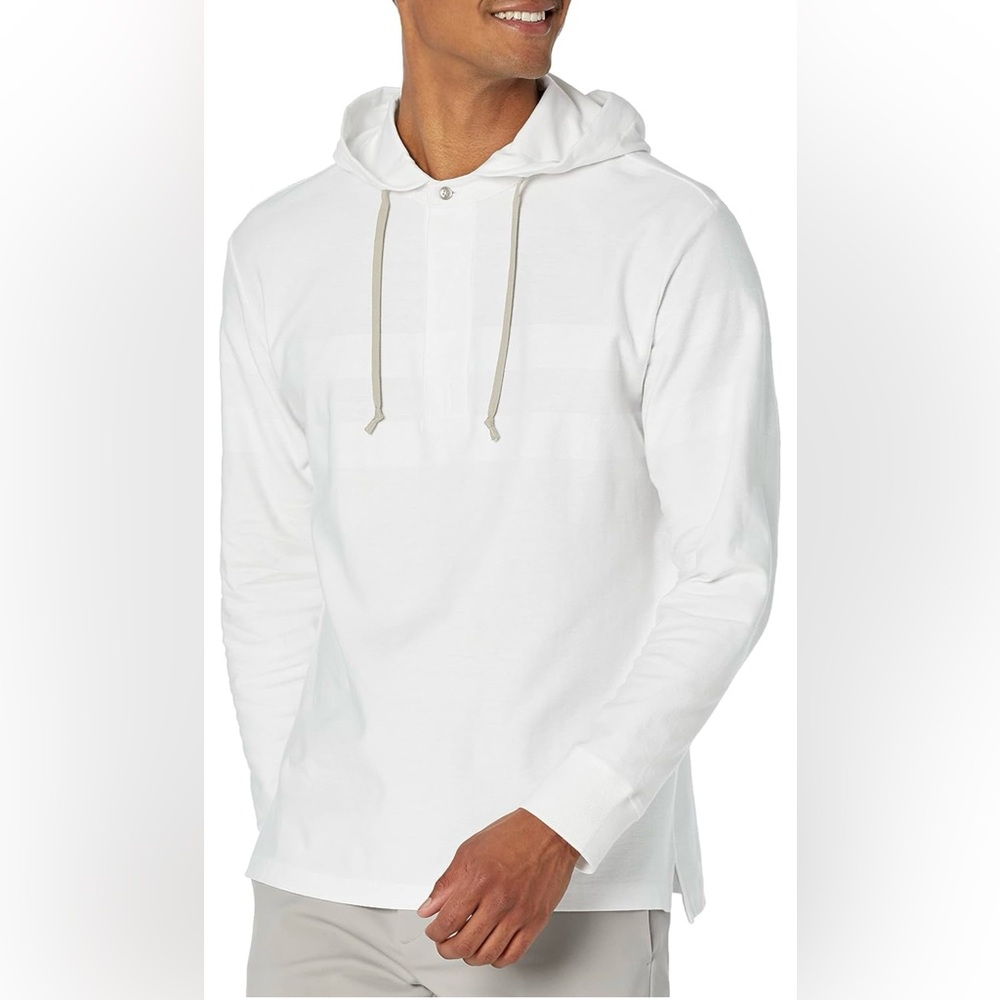 Men’s Theory White Hoodie Sweatshirt size M